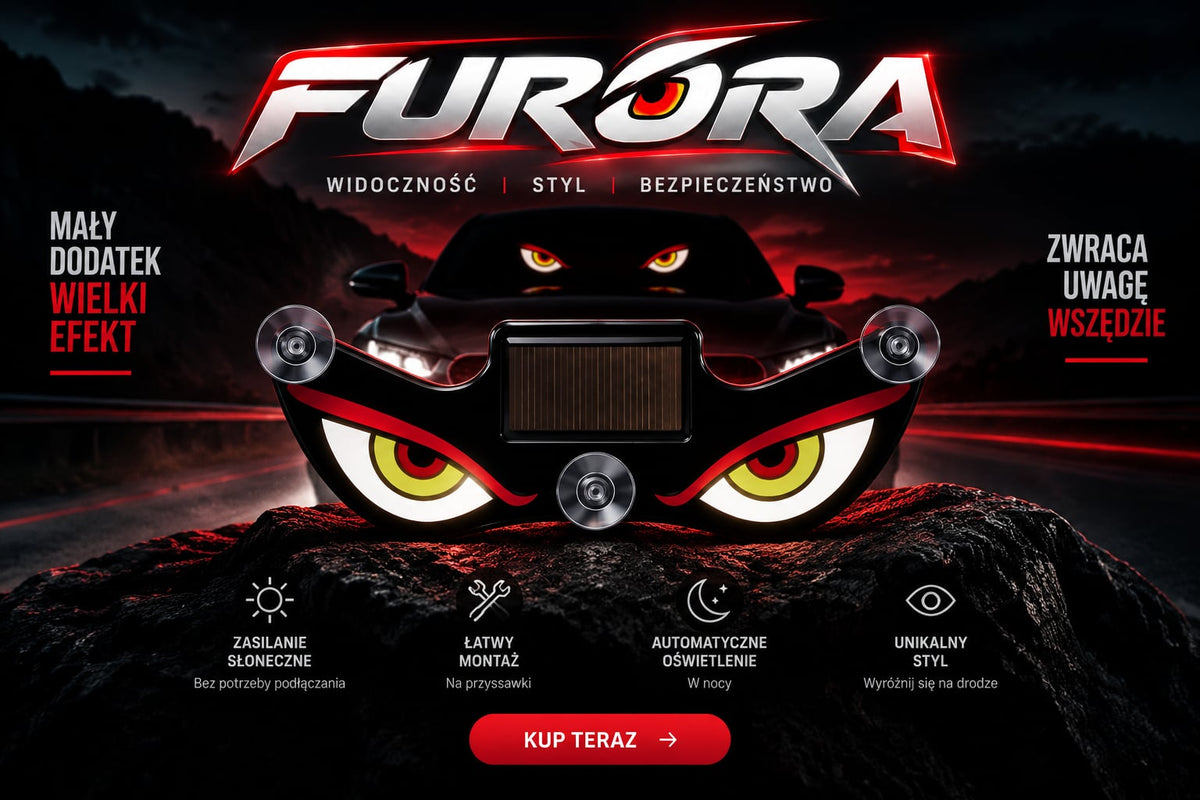 Furora Oczy LED – zasilanie słoneczne, łatwy montaż, automatyczne oświetlenie